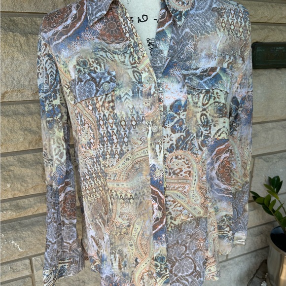 Chicos boho graphic blouse - Picture 2 of 5